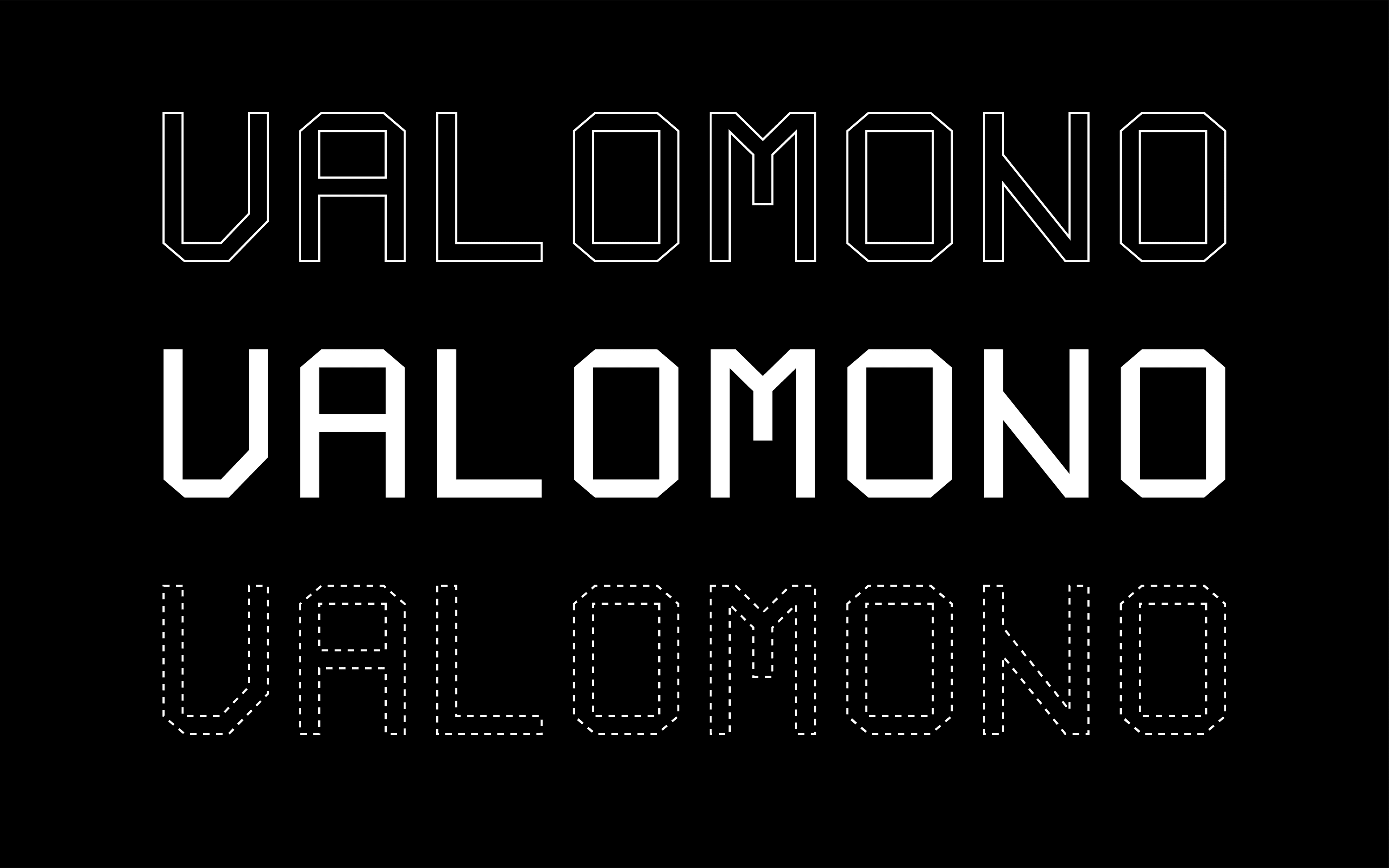 ValoMono-Typeface